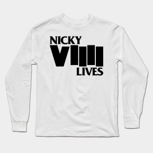 Nicky Nine Lives Roman Numerals Long Sleeve T-Shirt